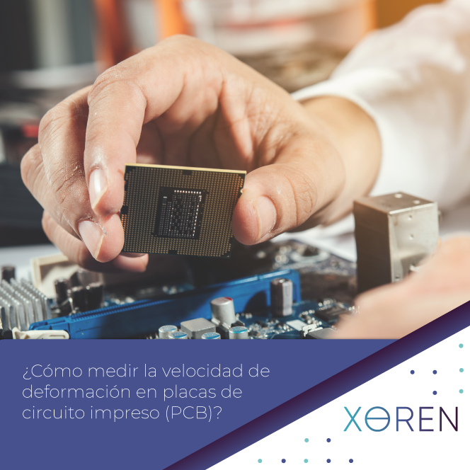 ¿Cómo medir la velocidad de deformación en placas de circuito impreso (PCB)?