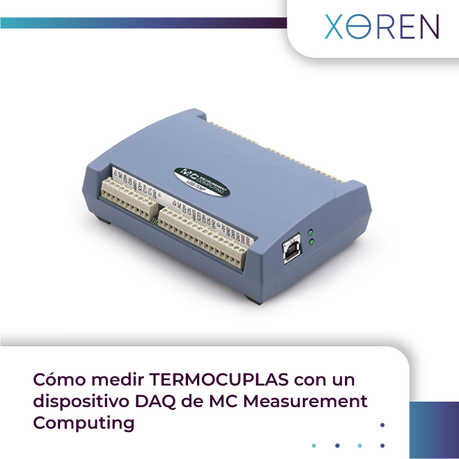 Cómo medir TERMOCUPLAS con un dispositivo DAQ de MC Measurement Computing