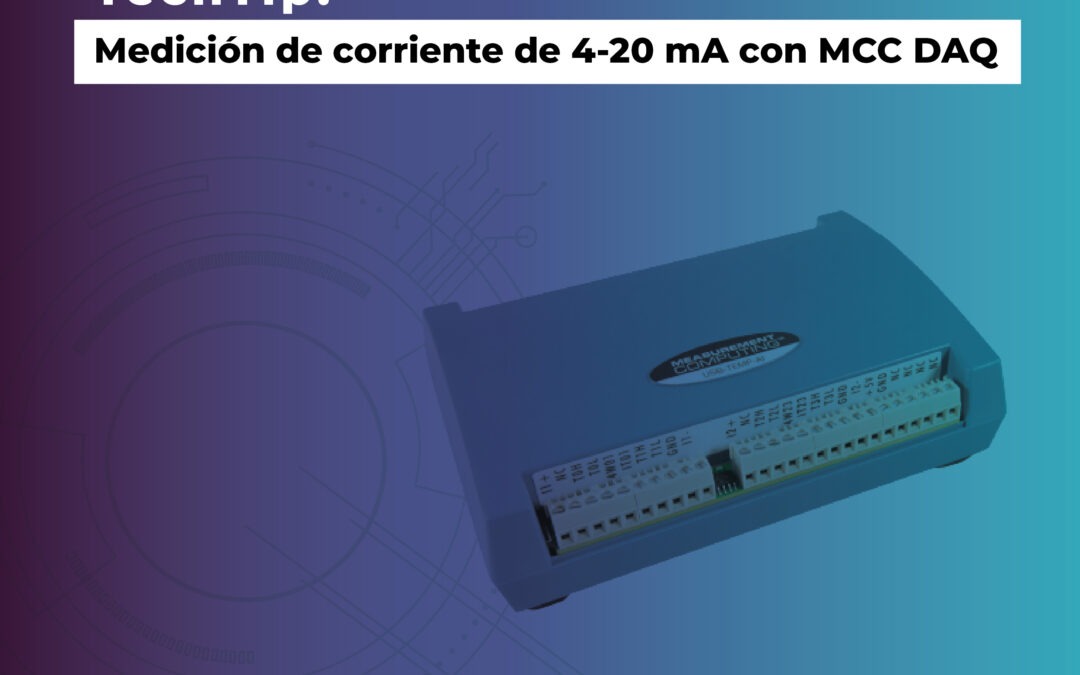 Consejo técnico: Medición de corriente de 4-20 mA con MCC DAQ